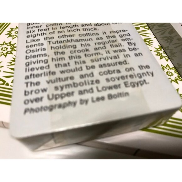 Vintage Congress Bridge Set King Tutankhamun Playing Cards Leo Boltin Photograph - Picture 6 of 9